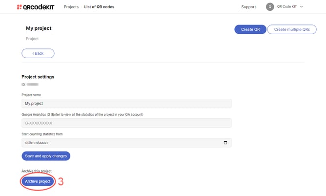 QRCK - Archive project