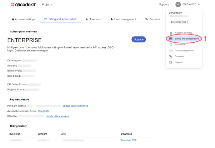 QRCK - Check account status