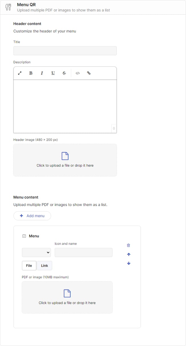 Menu 2