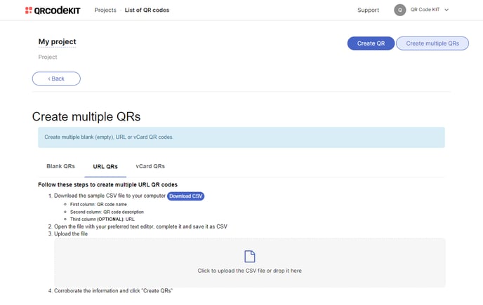 QRCK - Bulk creation 1