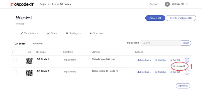 QRCK - Duplicate QR