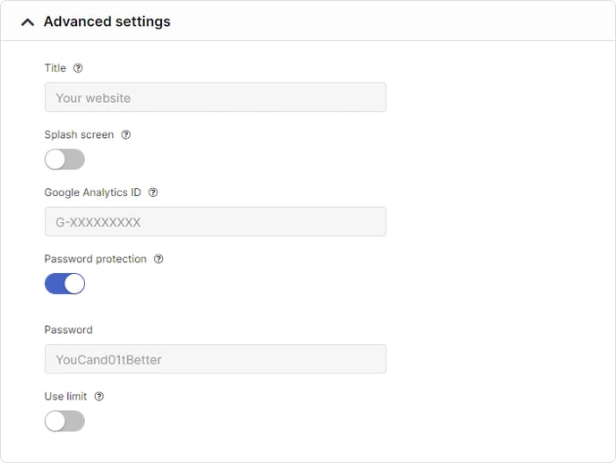 QRCK - Password protection