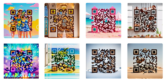Artisitic QR codes