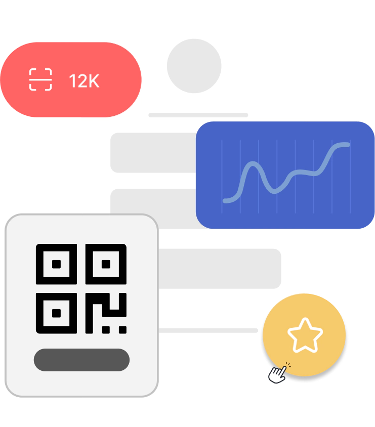 The QRCodeKIT product dashboard with dynamic QR codes and analytics
