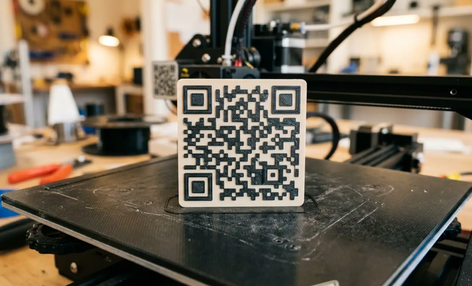 3D printable QR code