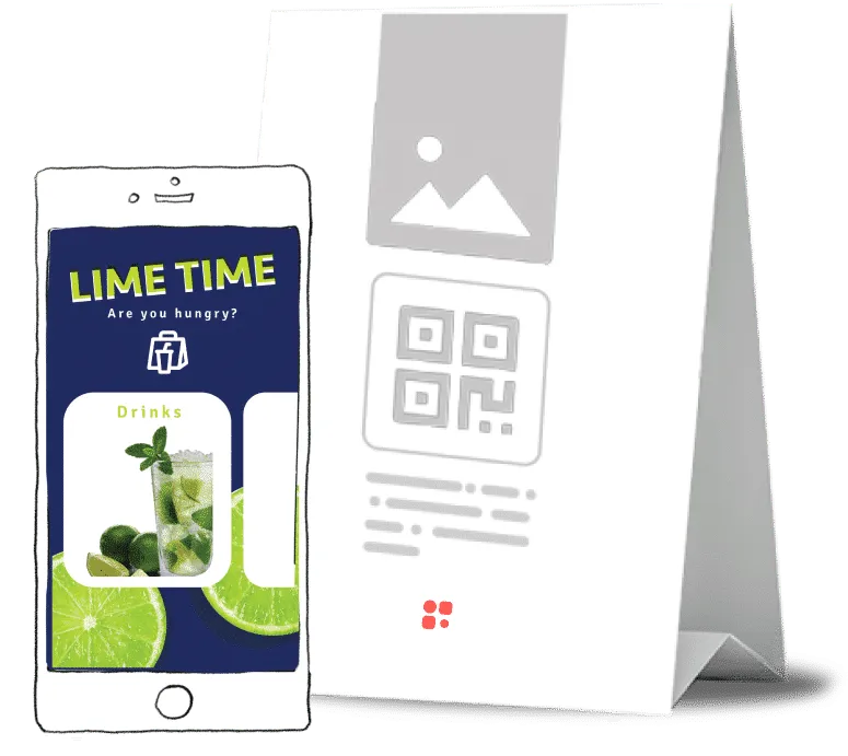 QR codes on Table Tents: the benefits