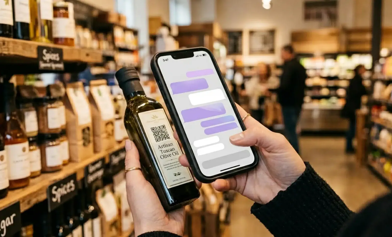 AI powered QR code management