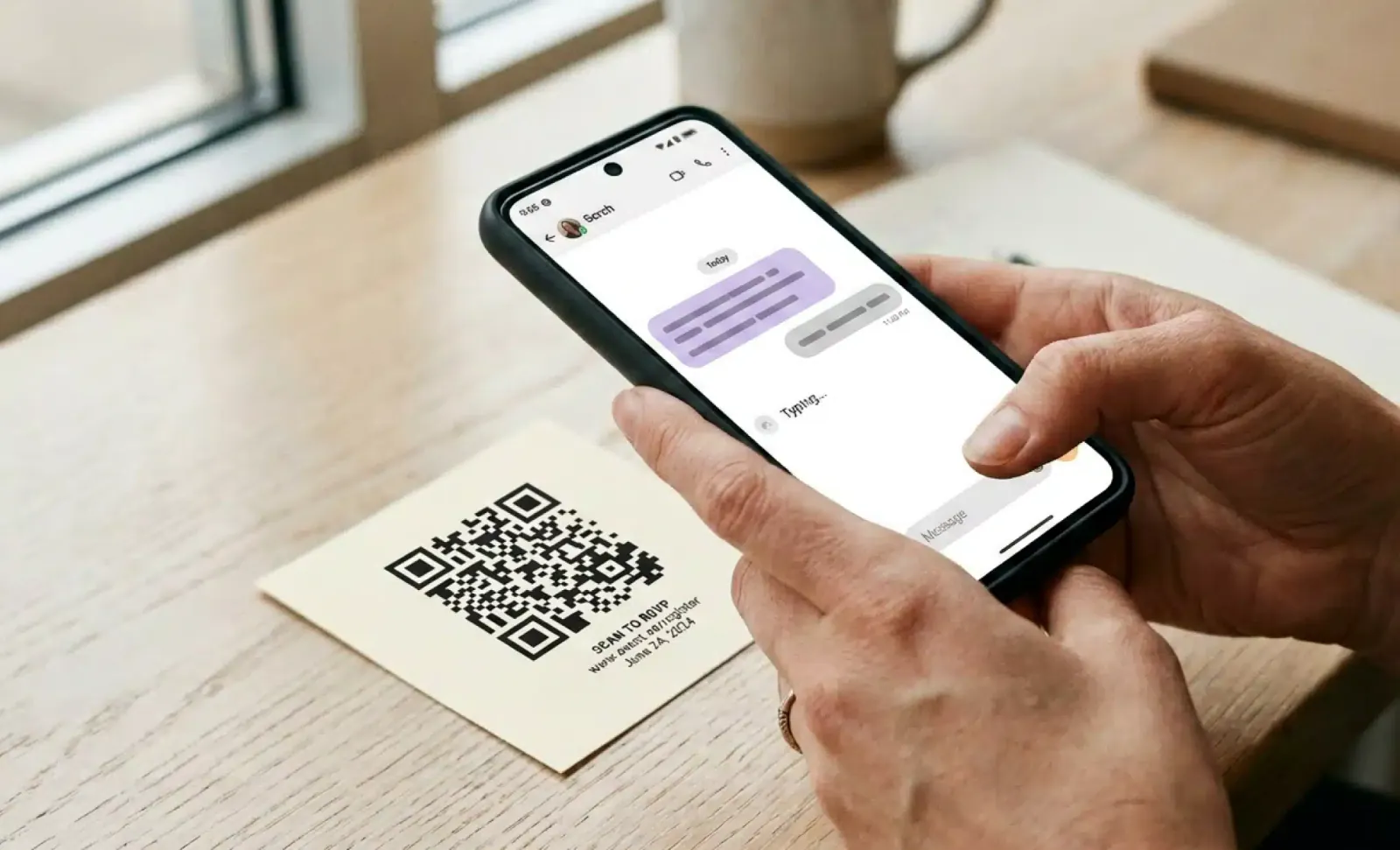 AI QR code for accessibility