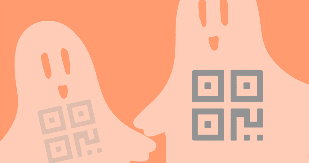 Invisible QR codes