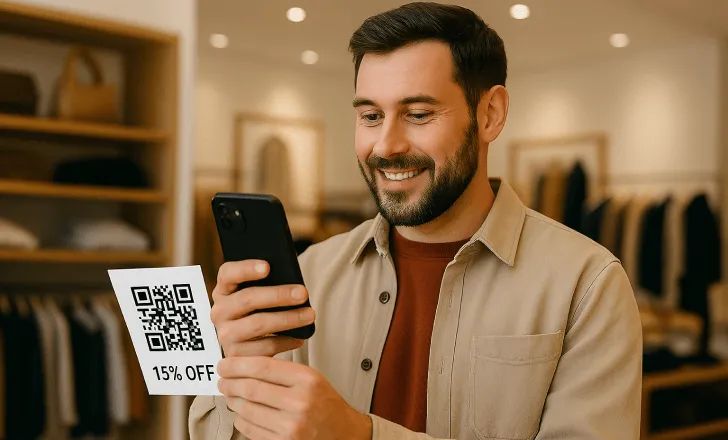 Boosting sales with QR code discounts and coupons