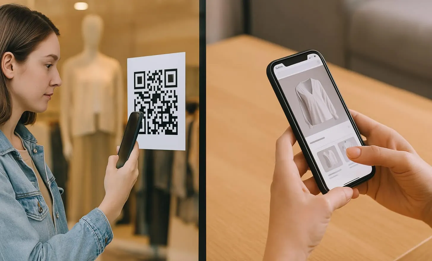 Bridging traditional and online retail experiences