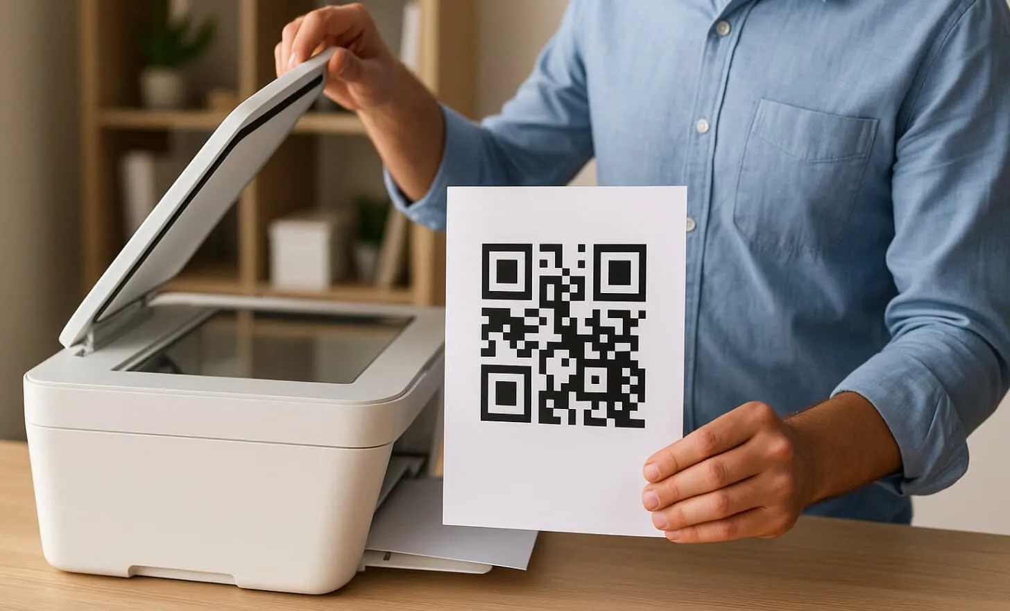 Can I print a free QR code from QRCodeKIT?