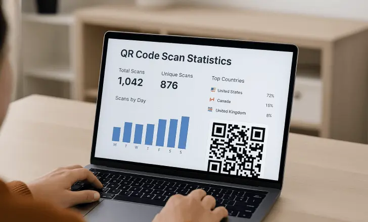 Posso sapere quante persone hanno scansionato il mio QR code?