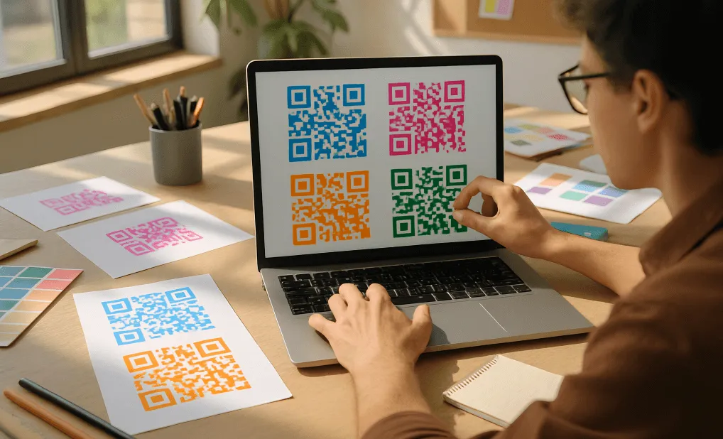 Can you change the color of a QR code?