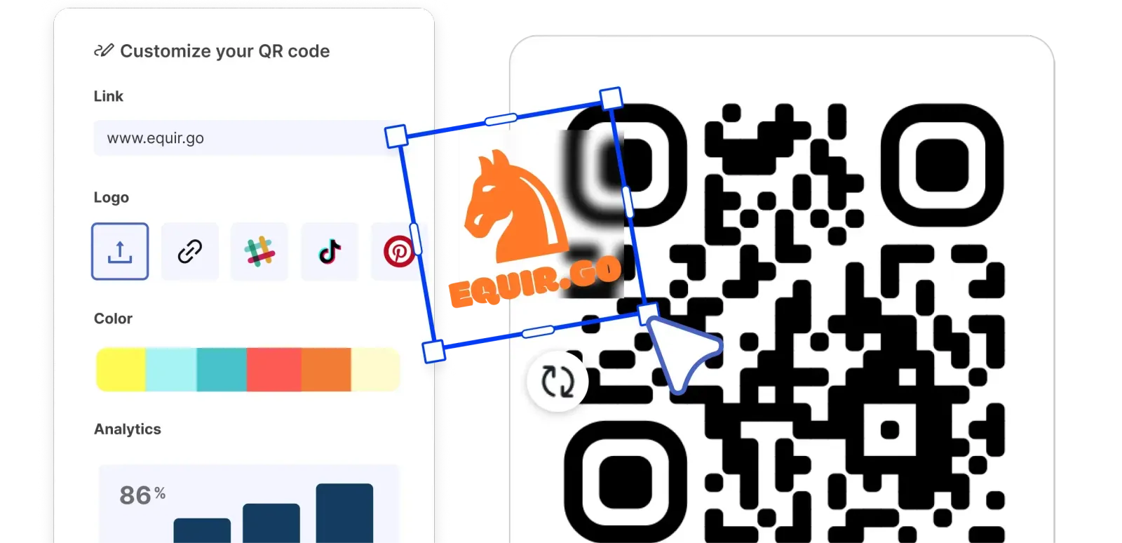 Custom QR codes