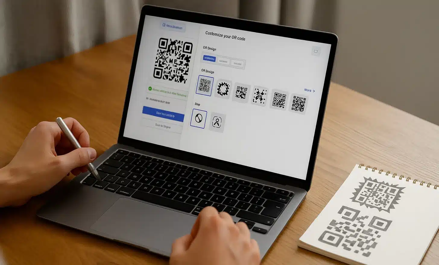 Disegna un QR code dalla forma personalizzata