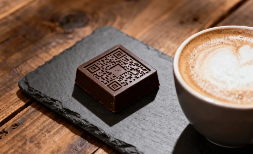 Edible QR codes