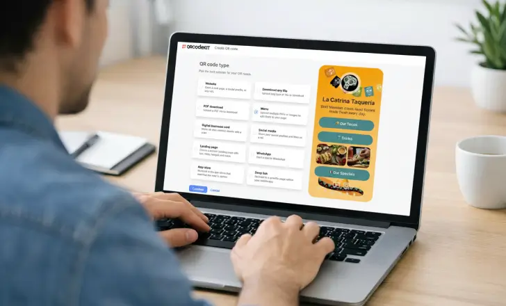Editing QR code content without changing the printed code
