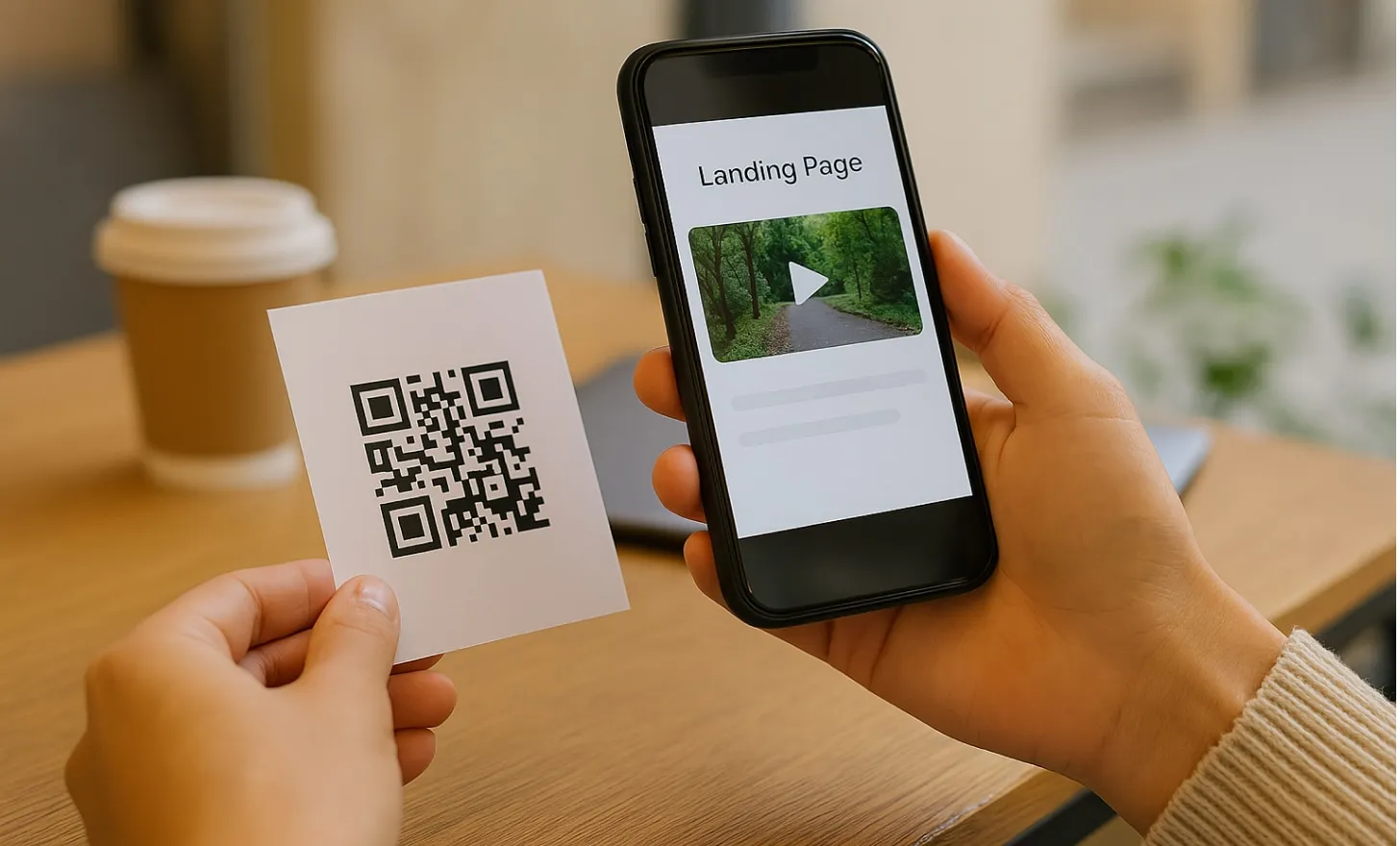 Enhance your QR code with a custom landing page