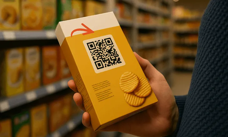 Enhancing product packaging with QR codes