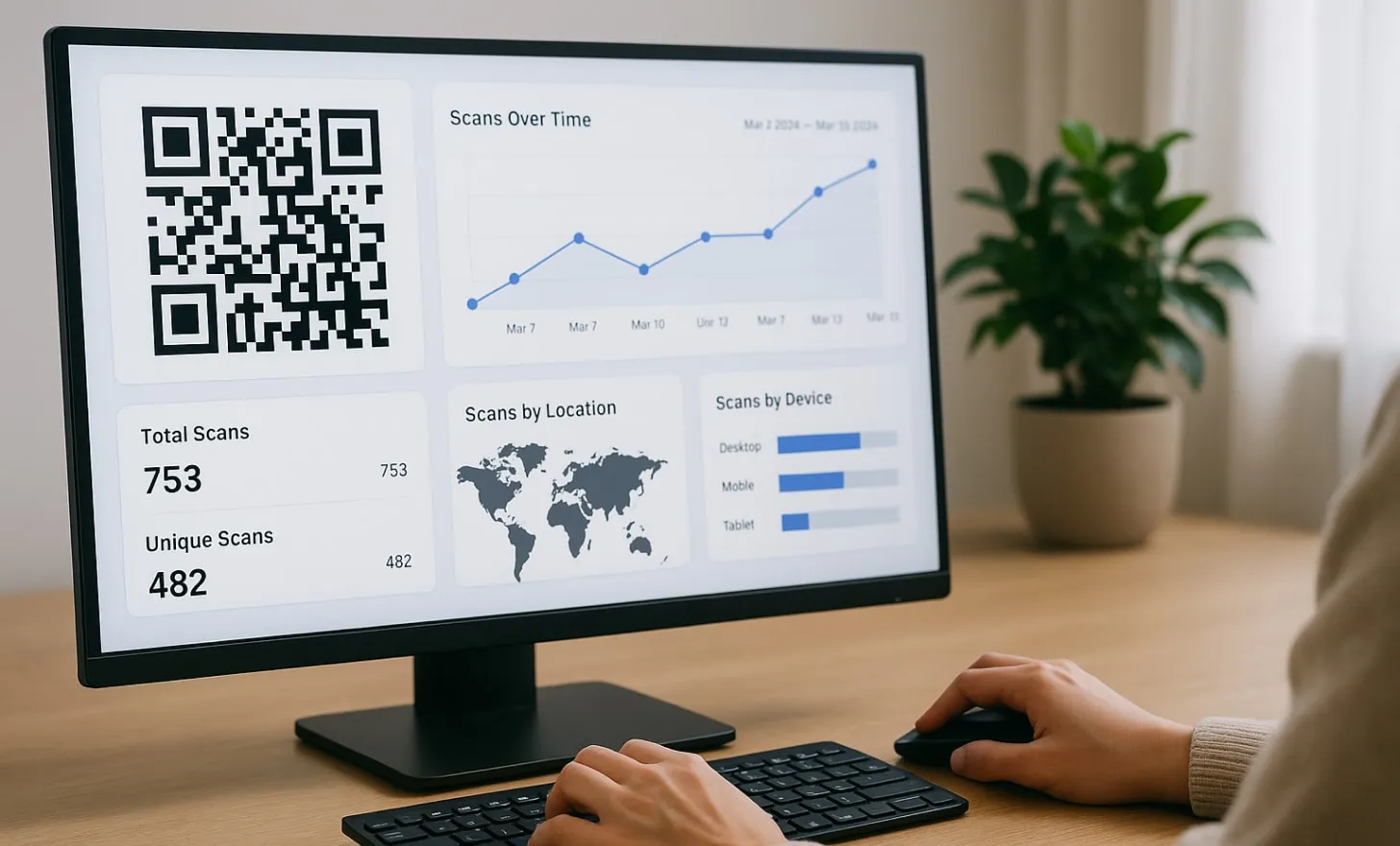 Generate safe QR codes & use data protection