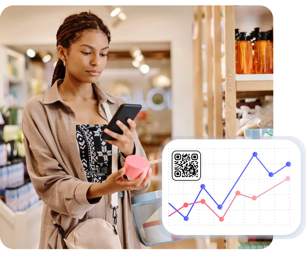 Grow your social following from physical visits