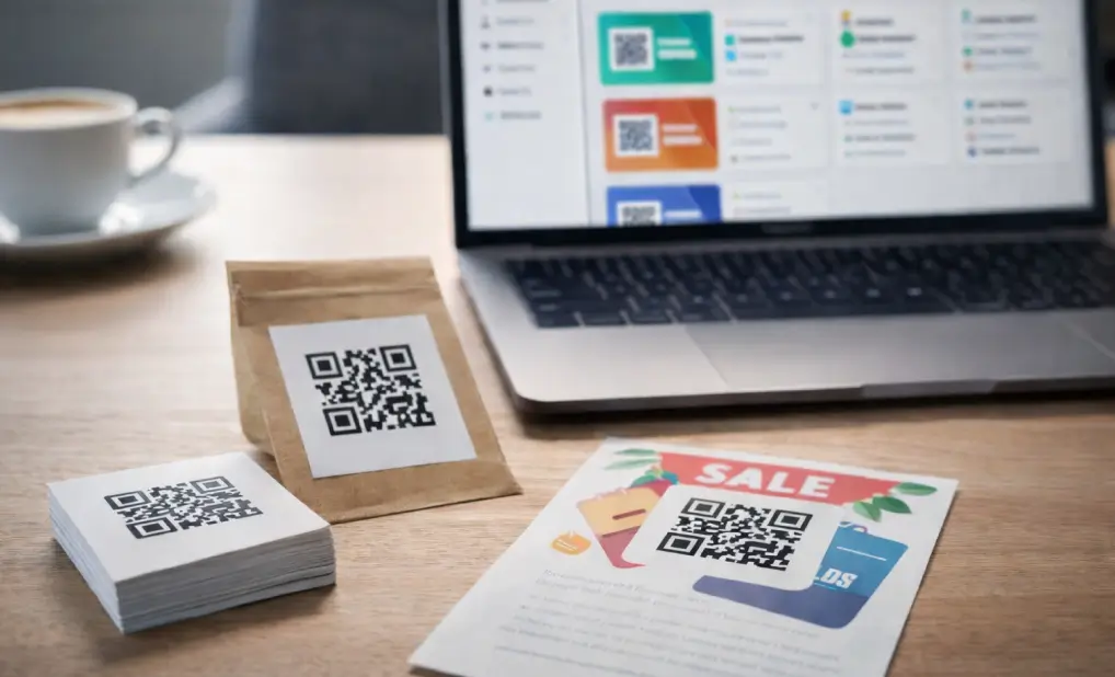 Edit QR code after printing