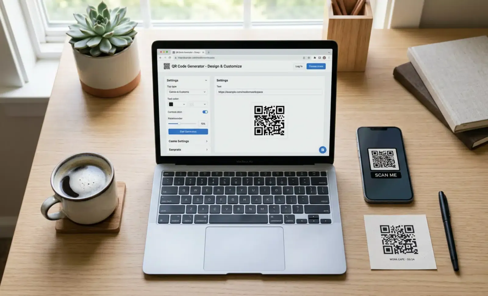 How are QR codes generated?