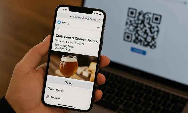 How to create a Facebook event QR code in 5 easy steps