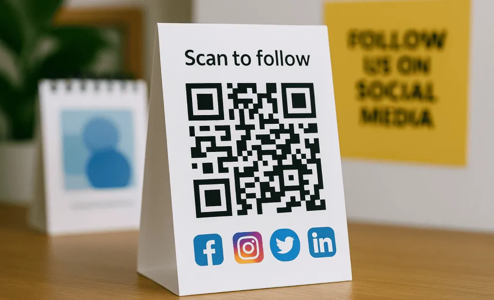 How to create a QR code for social media?