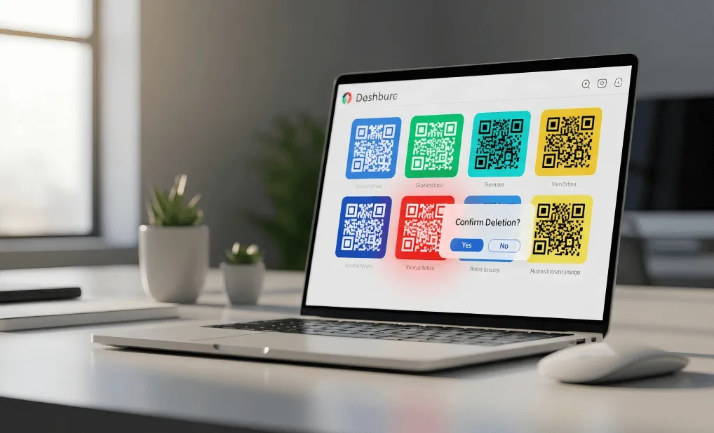 How to delete QR code?