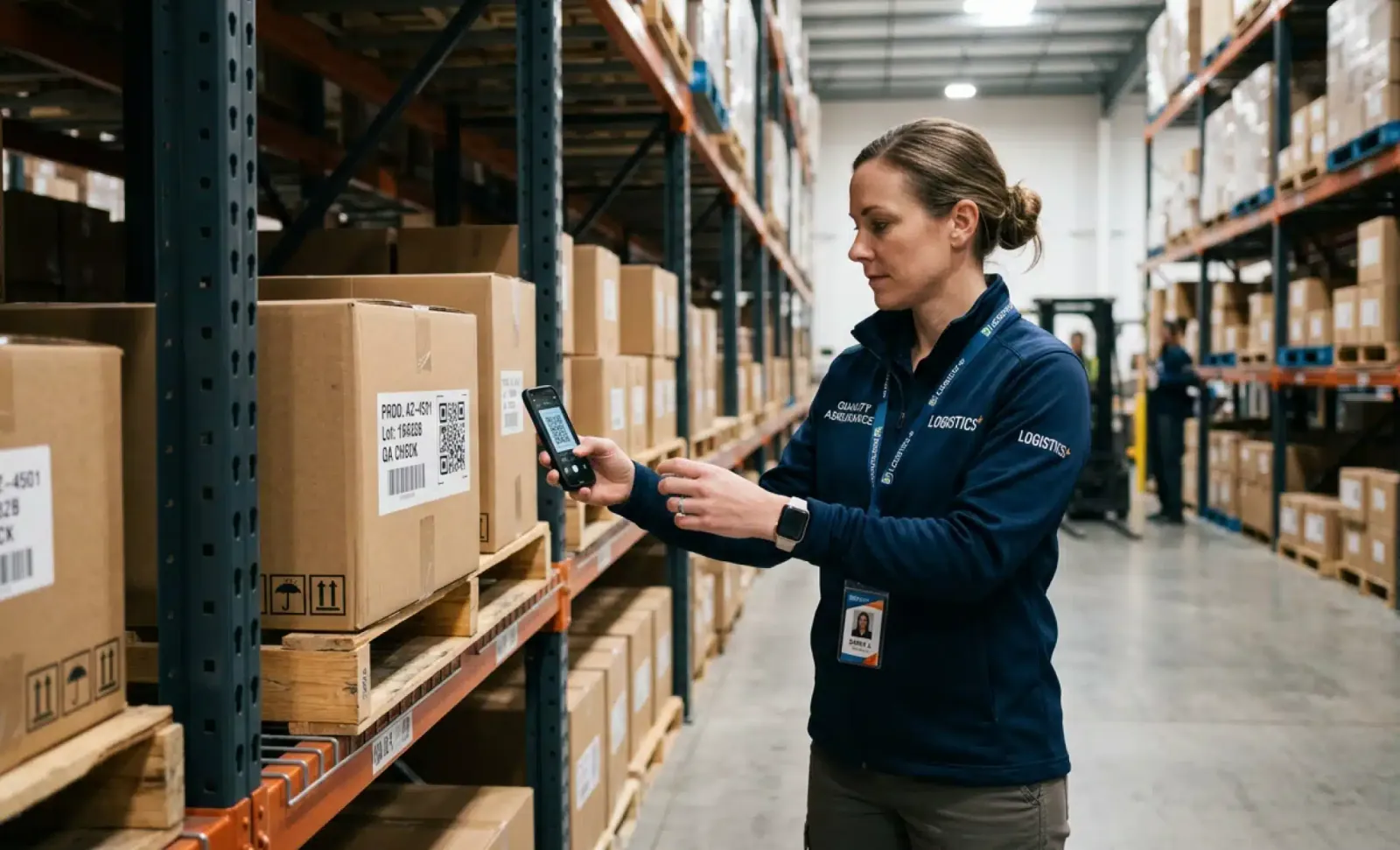 How to use a QR code for recall management?