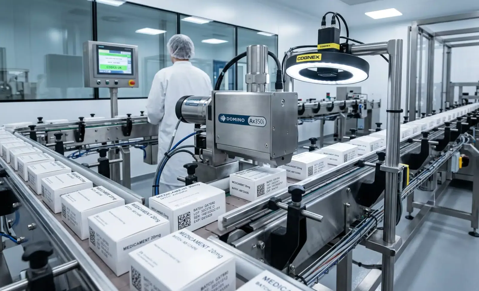 Pharmaceutical serialization with QR codes
