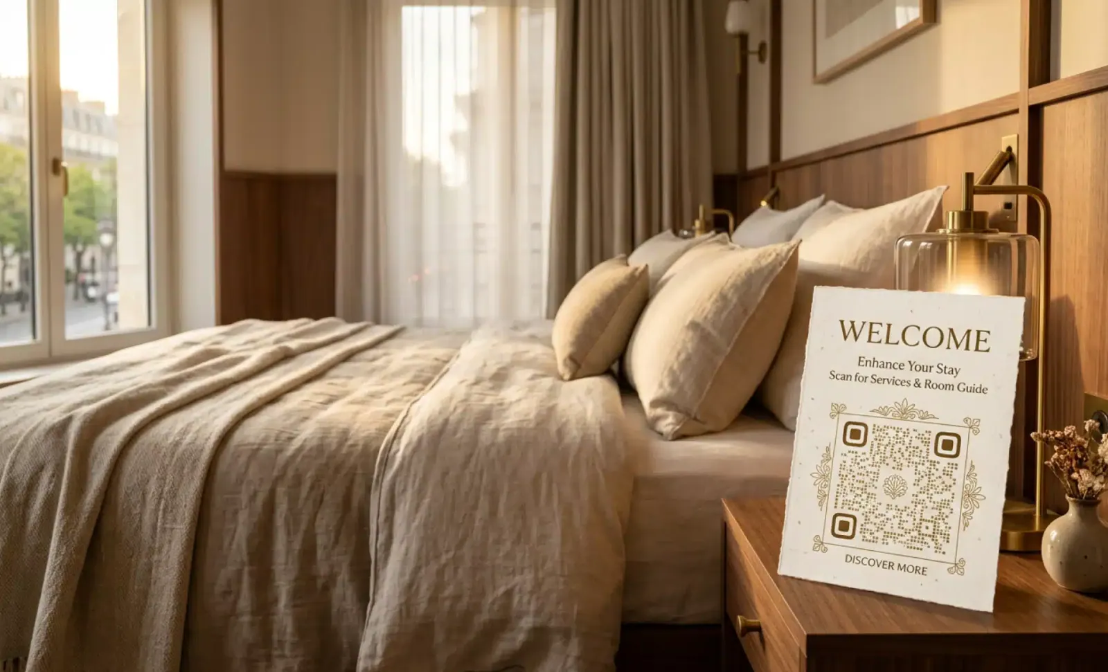 QR code for boutique hotel