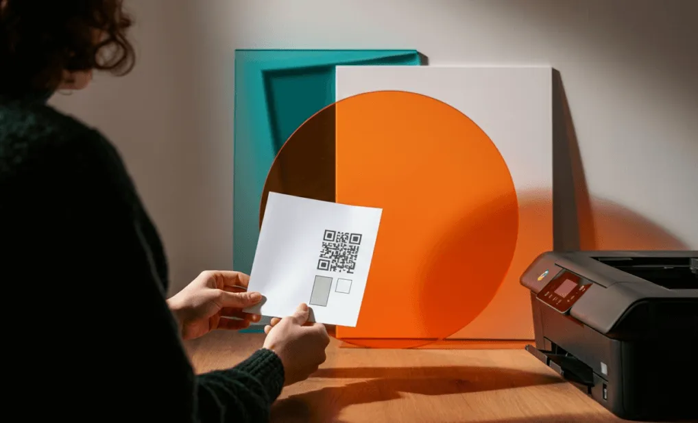 QR code not printing