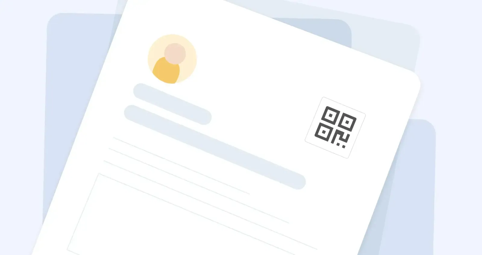 QR code no currículo