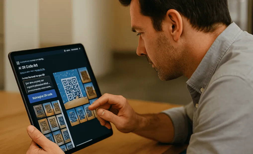 QR codes and artificial intelligence