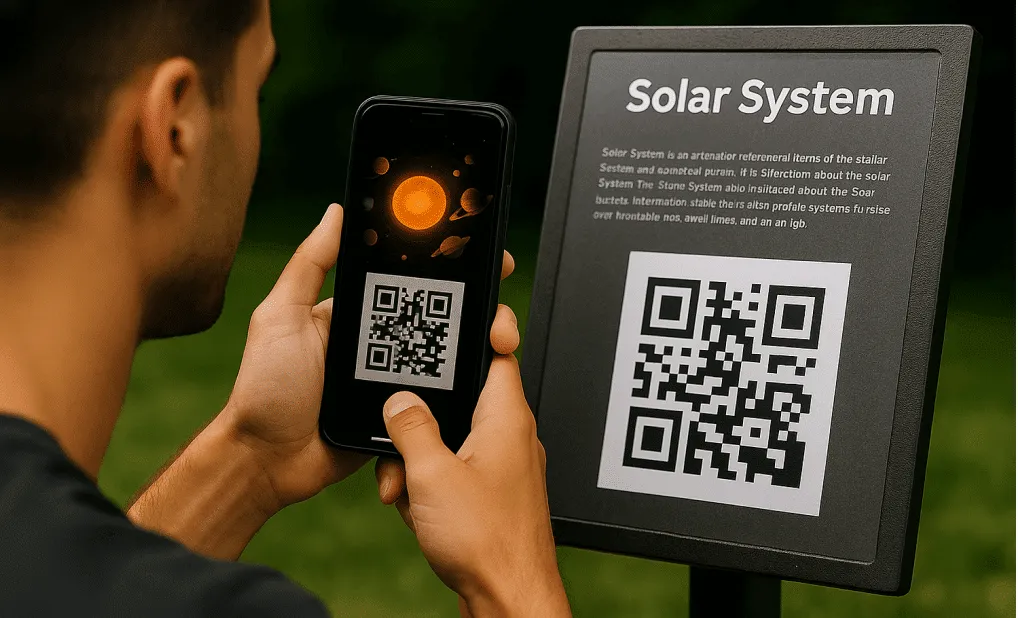 QR codes and augmented reality