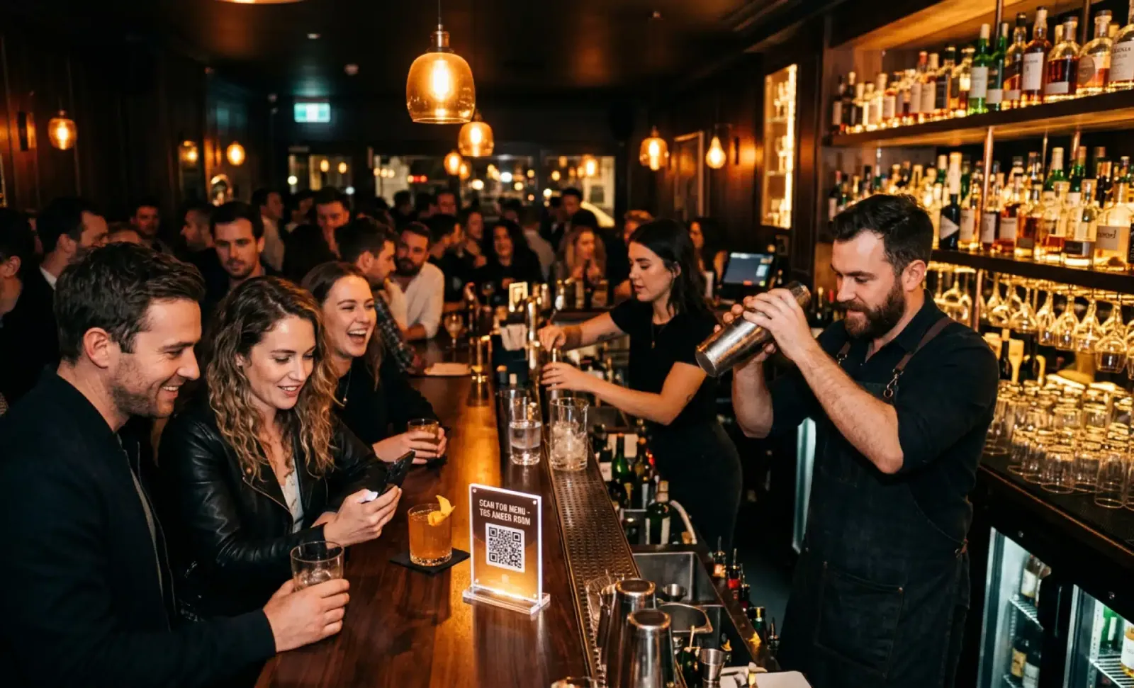QR codes for bars