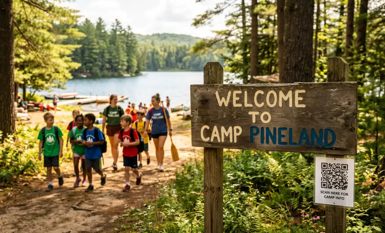 QR codes for summer camps