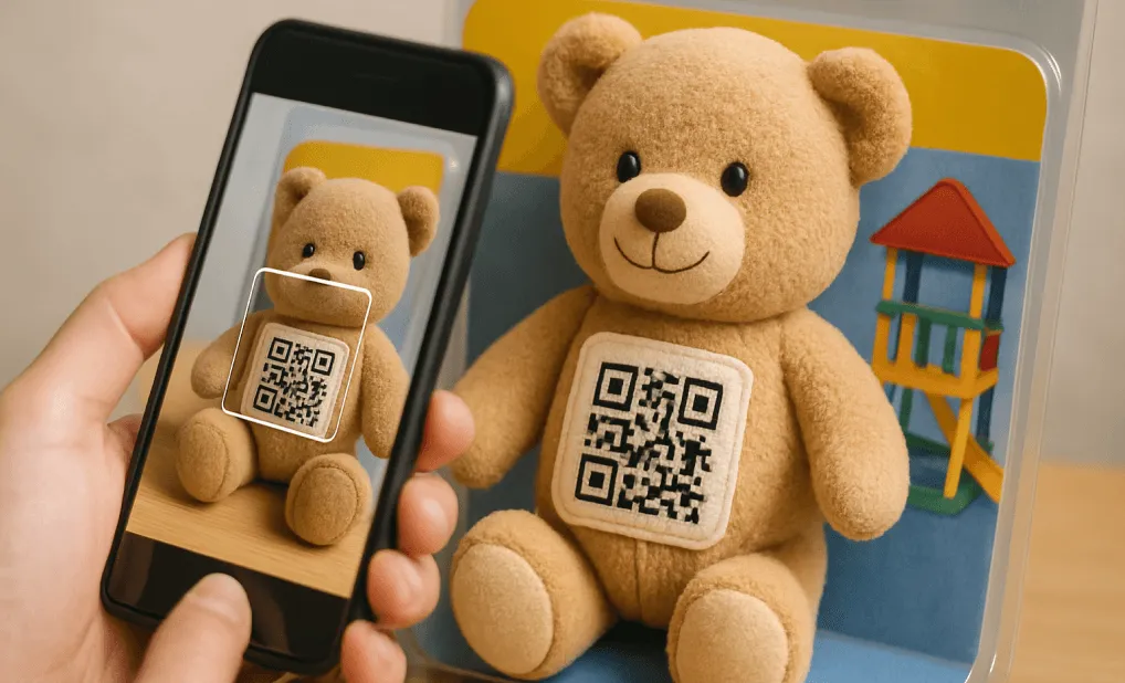 QR codes for toys