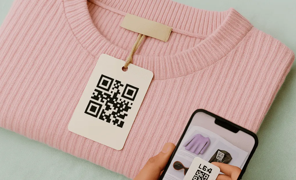 QR codes in fashion industry