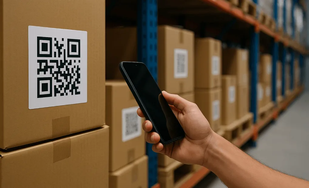 QR codes in supply chain management