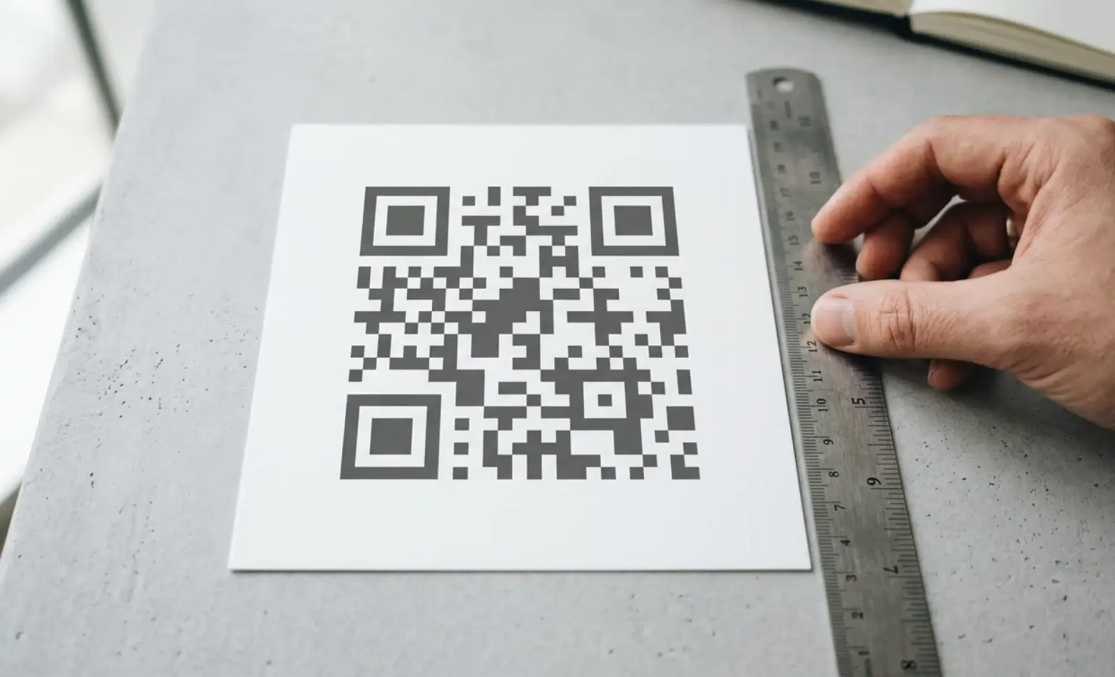 Quiet zone requirements for QR codes