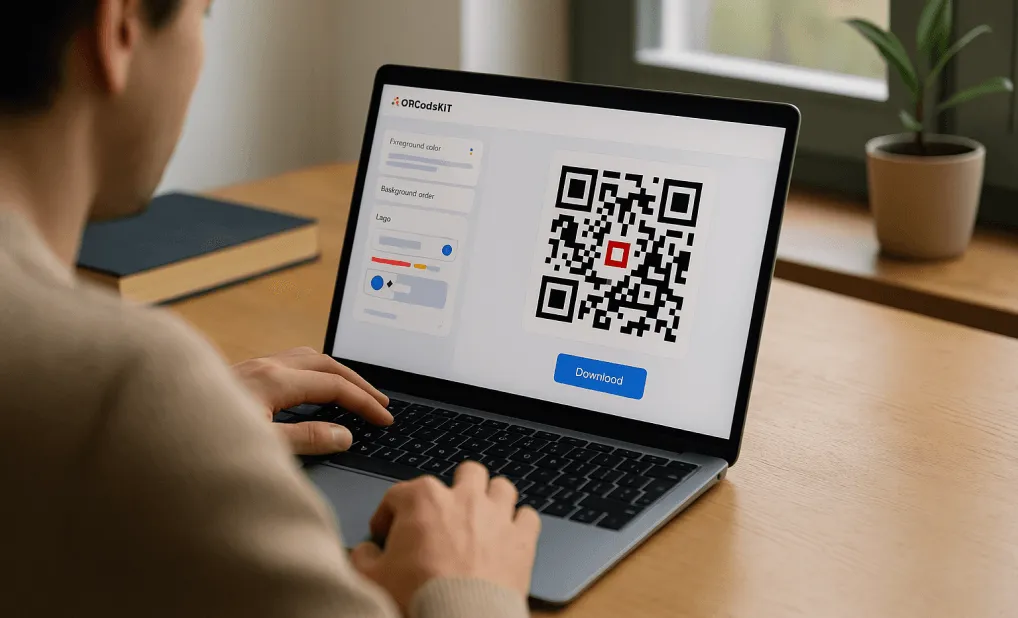SVG QR code generator for high resolution