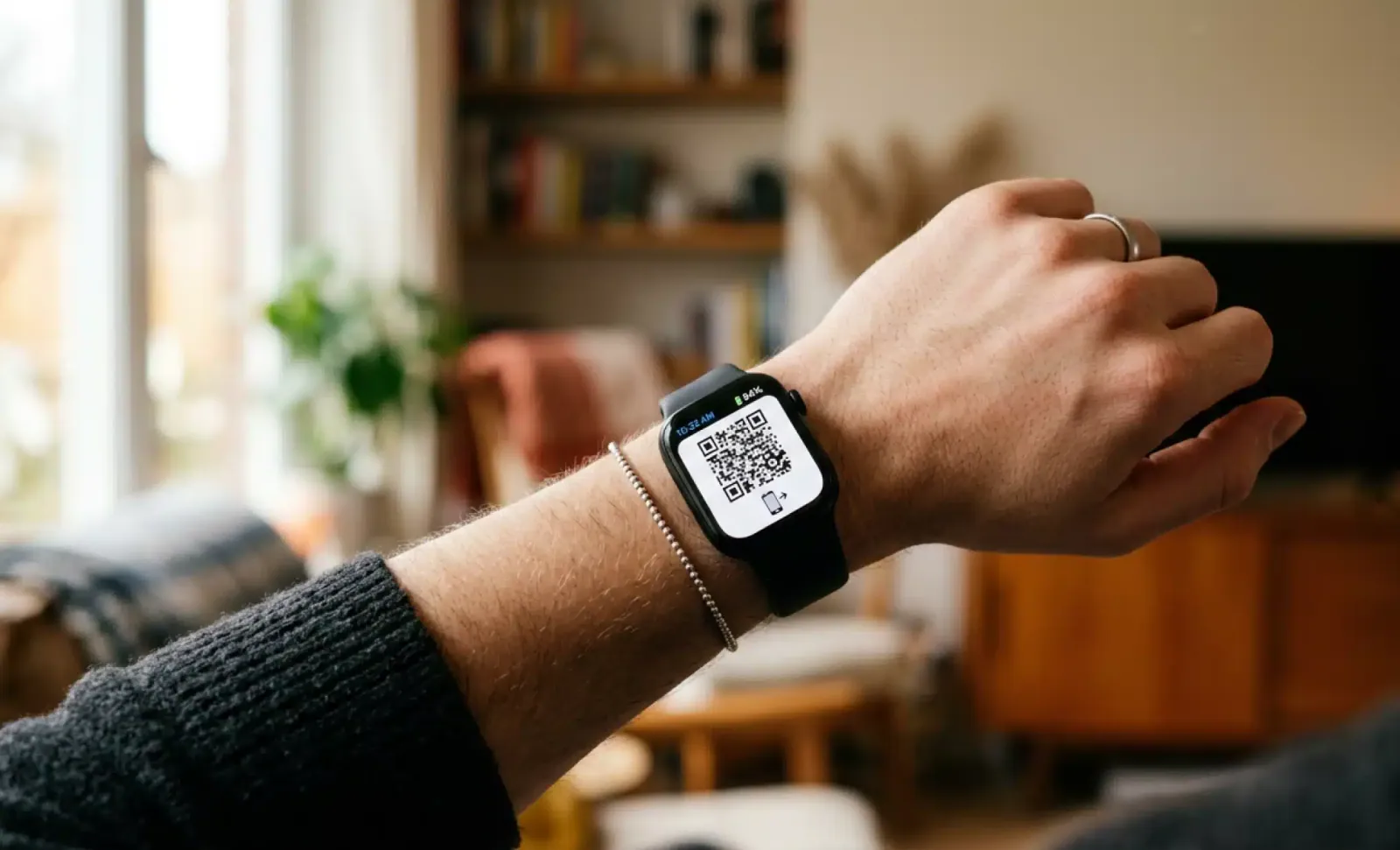 Smartwatch QR scanner