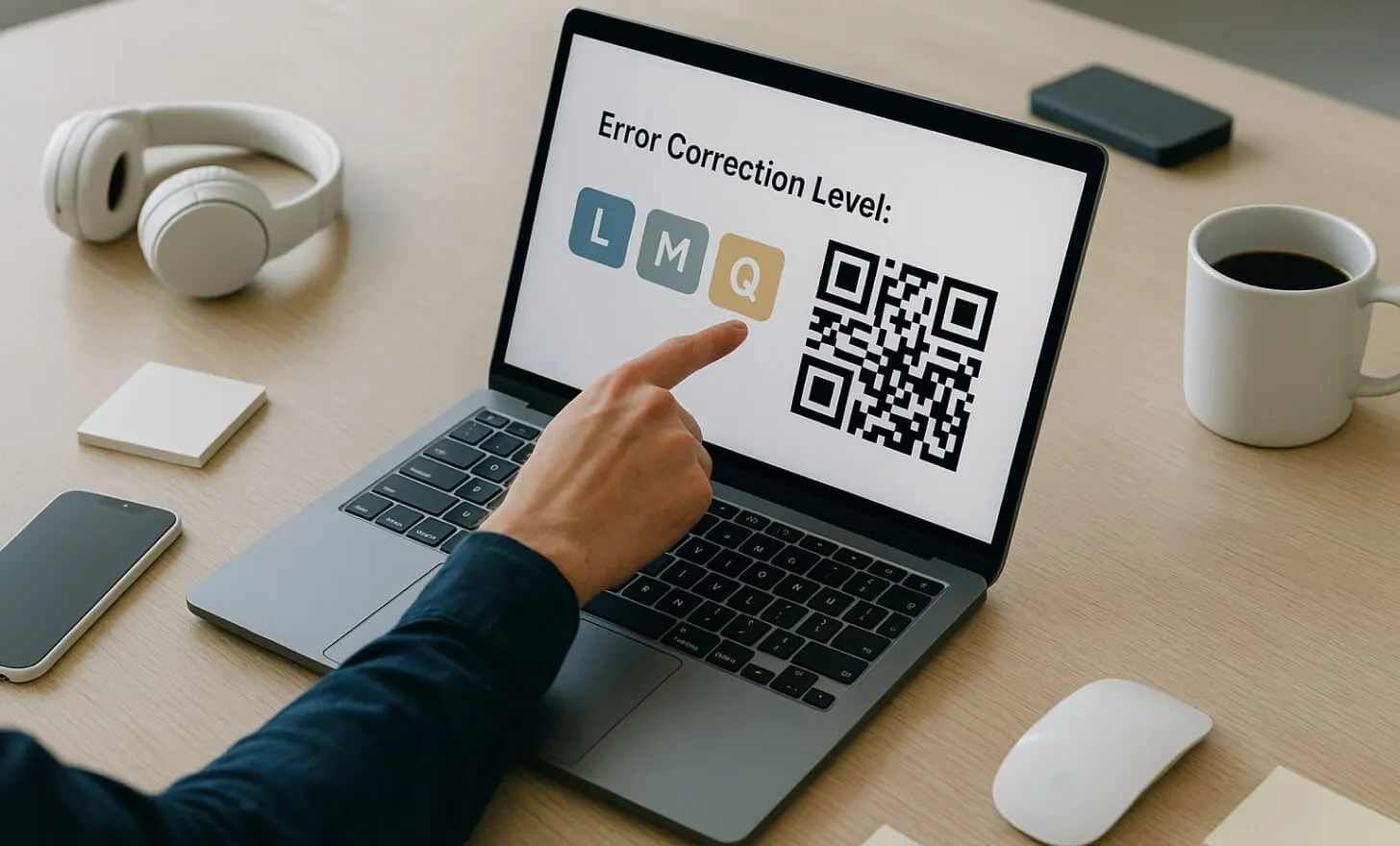 What are the best practices for choosing error correction levels?