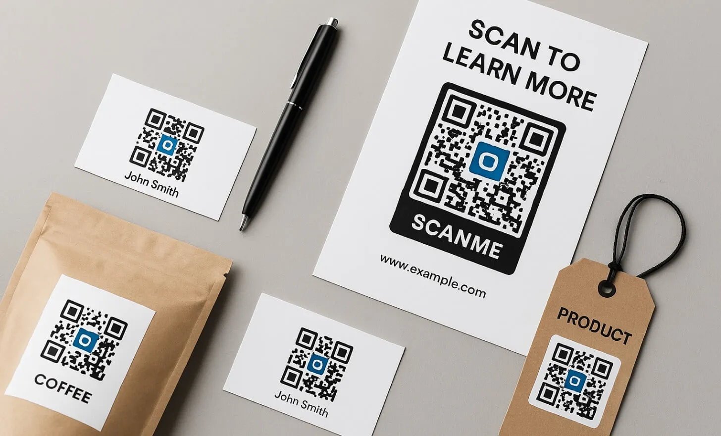 What are the best practices when creating a QR code for a link?
