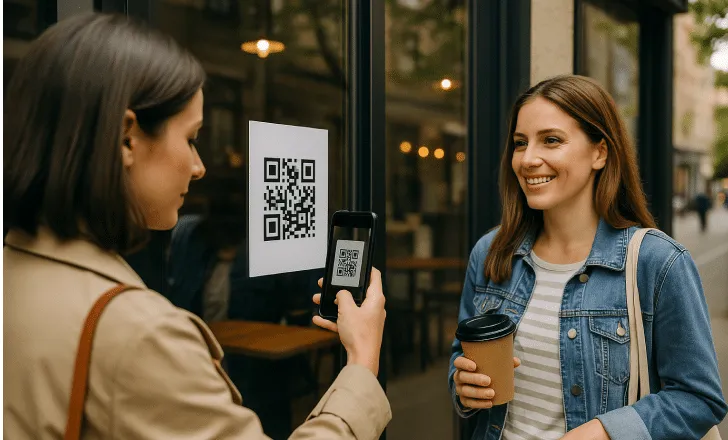 What happens when I read QR codes?