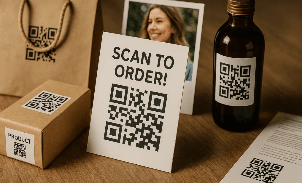 Which industries use QR codes most